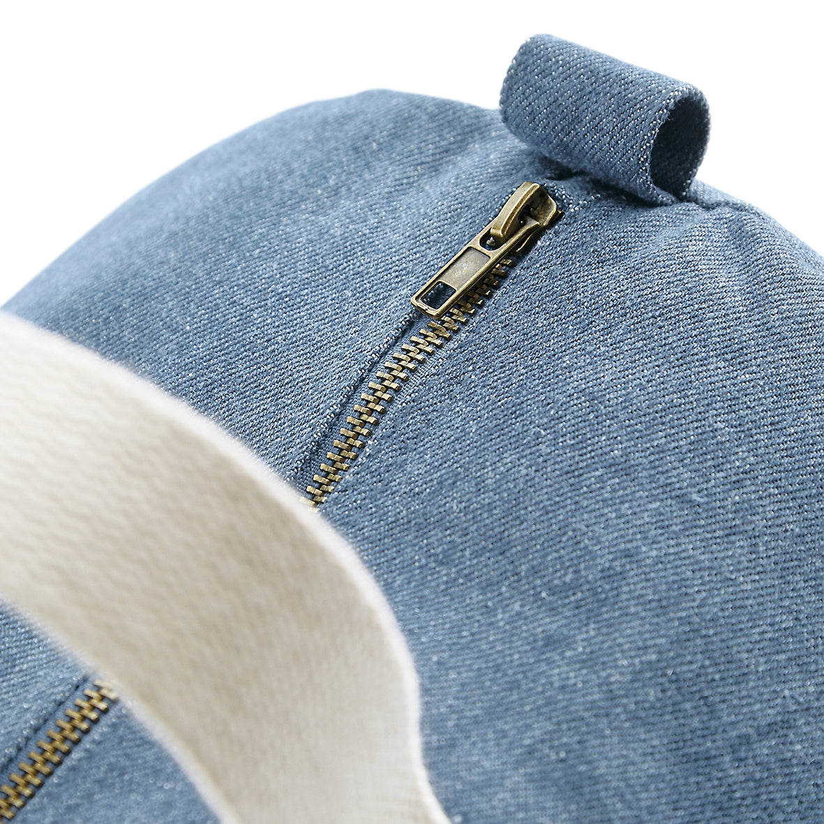 BagBase Denim Barrel Bag