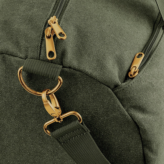 BagBase Vintage Canvas Barrel Bag