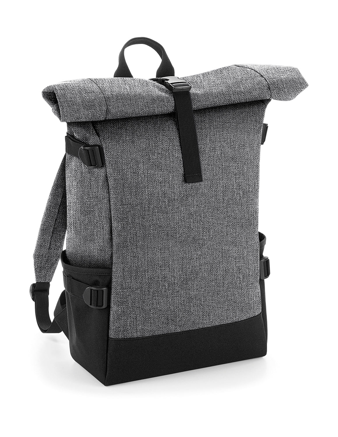 BagBase Block Roll-Top Backpack