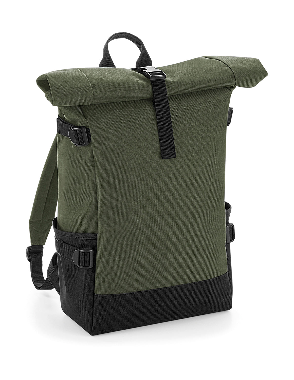 BagBase Block Roll-Top Backpack