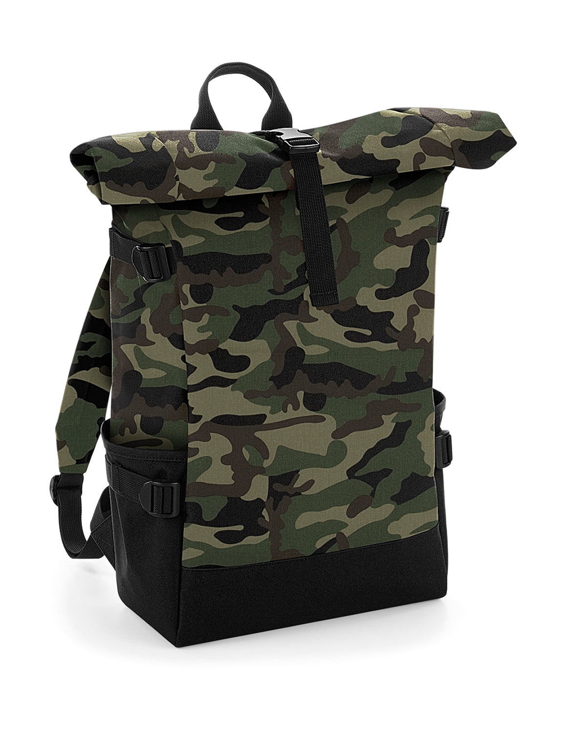 BagBase Block Roll-Top Backpack