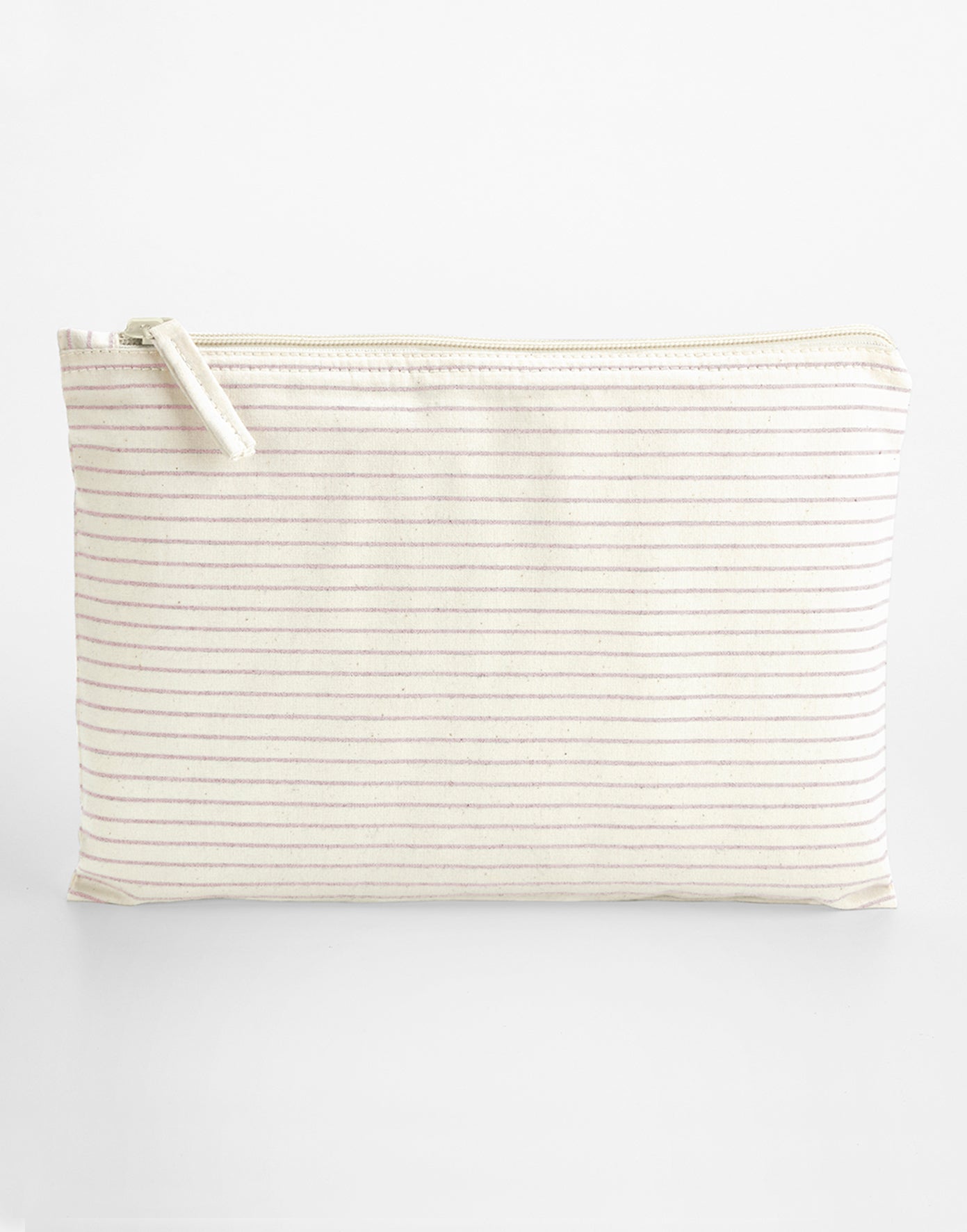 Striped Organic Cotton Accessory Pouch