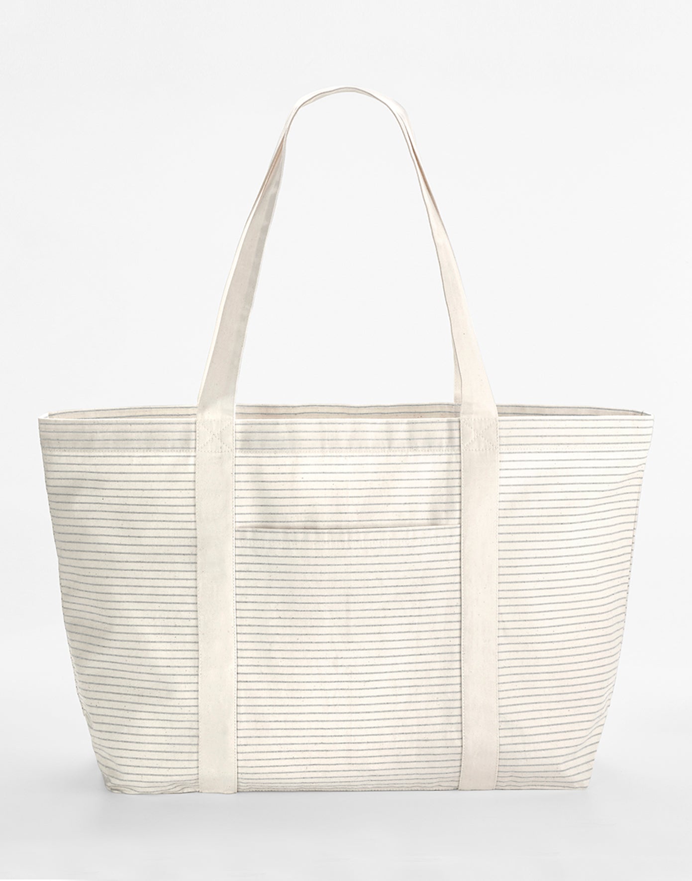 Striped Organic Cotton Shopper
