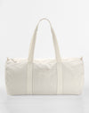 Striped Organic Cotton Barrel Bag