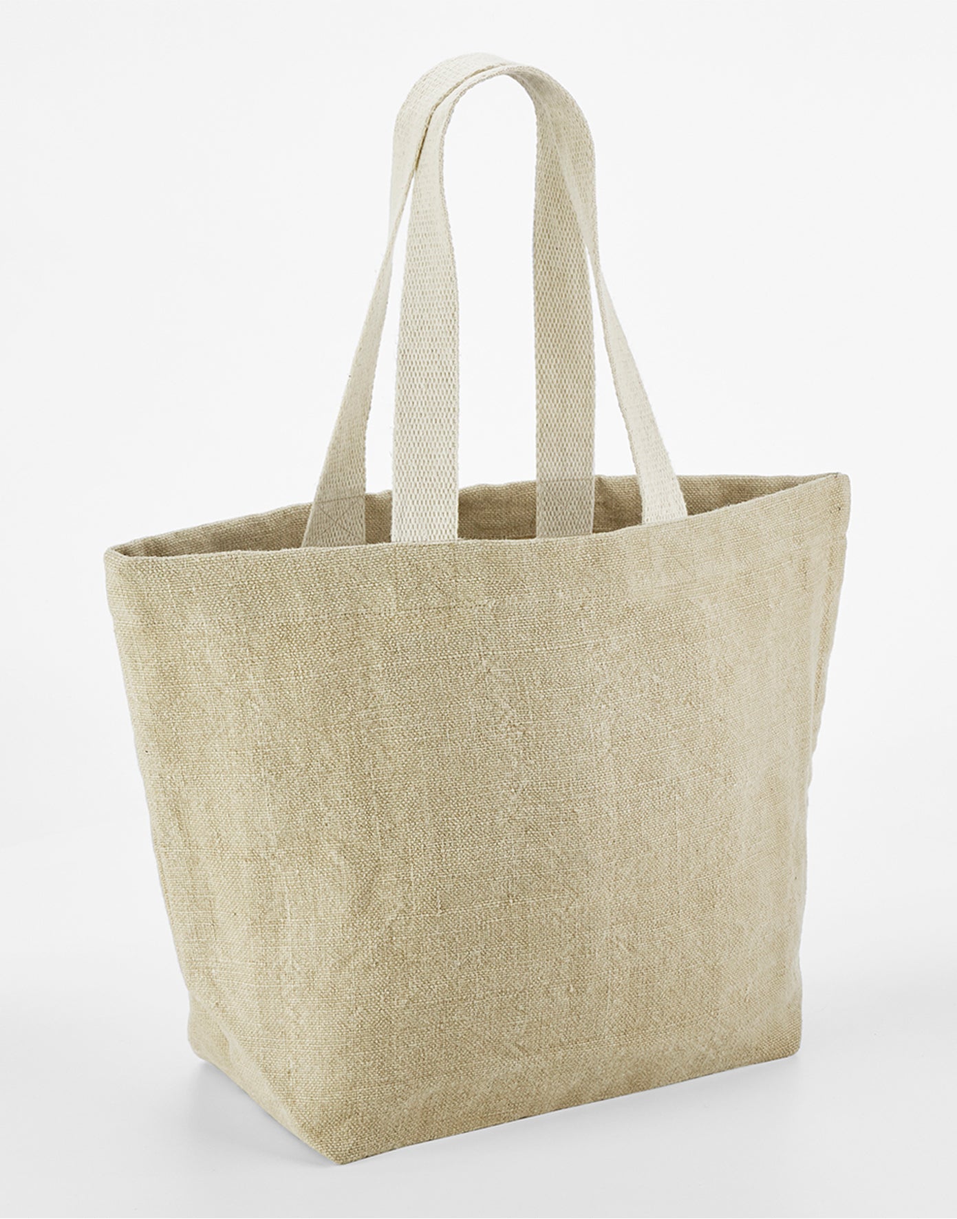 Soft Washed Jute Beach Bag