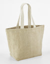 Soft Washed Jute Beach Bag