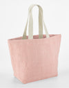 Soft Washed Jute Beach Bag