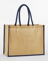 Natural Starched Jute Classic Shopper
