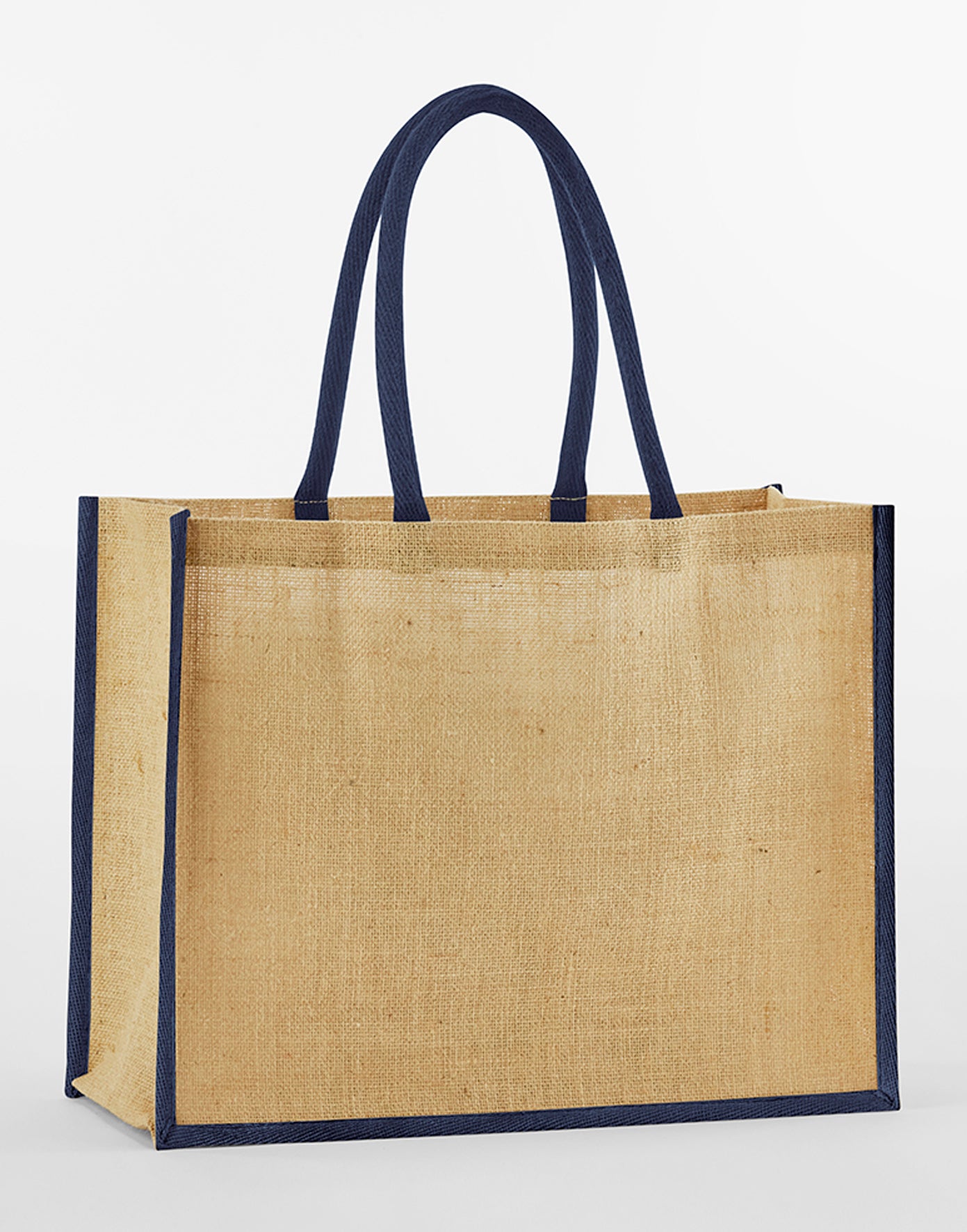 Natural Starched Jute Classic Shopper