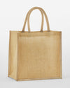 Natural Starched Jute Mini Gift Bag