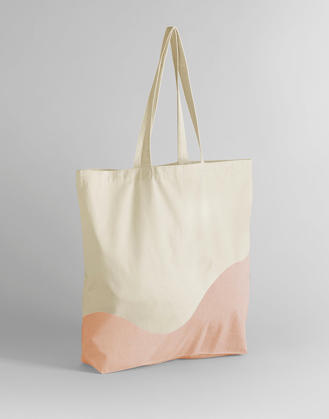 Organic Cotton Wave Print Maxi Tote