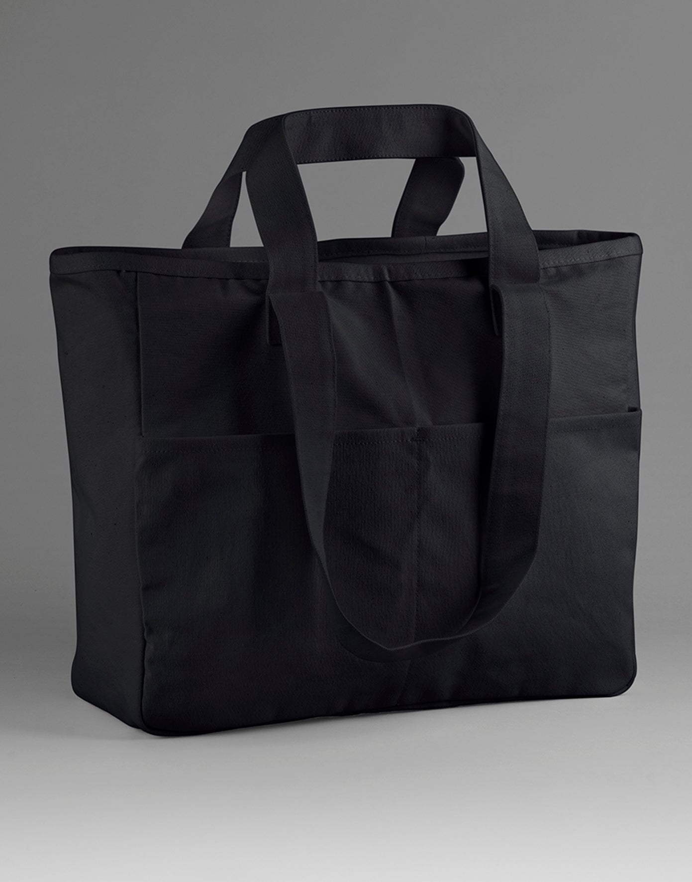 Double Handle Cargo Pocket Tote