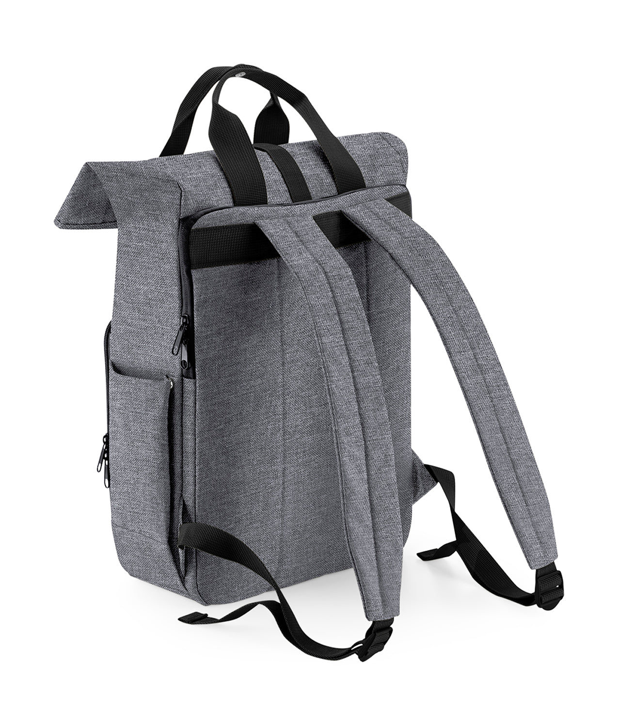 BagBase Recycled Twin Handle Roll-Top Laptop Backpack