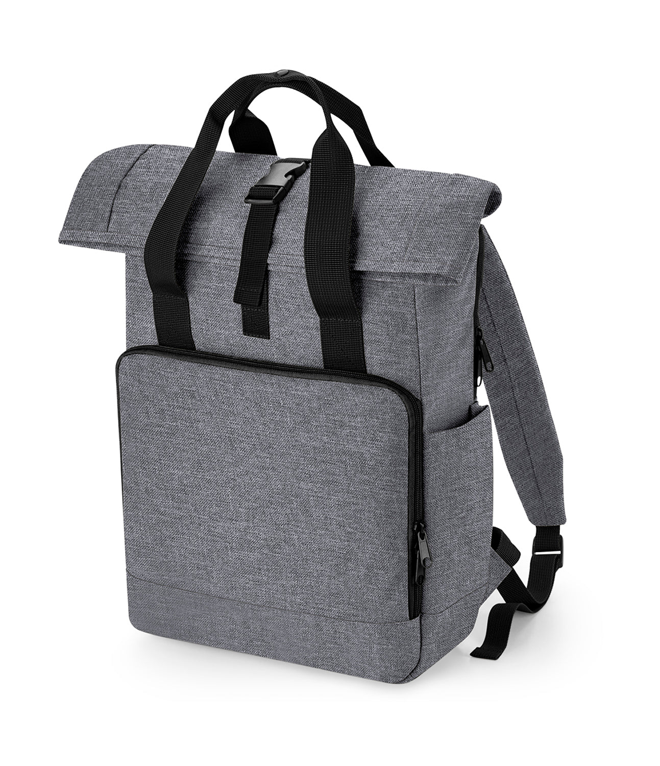 BagBase Recycled Twin Handle Roll-Top Laptop Backpack