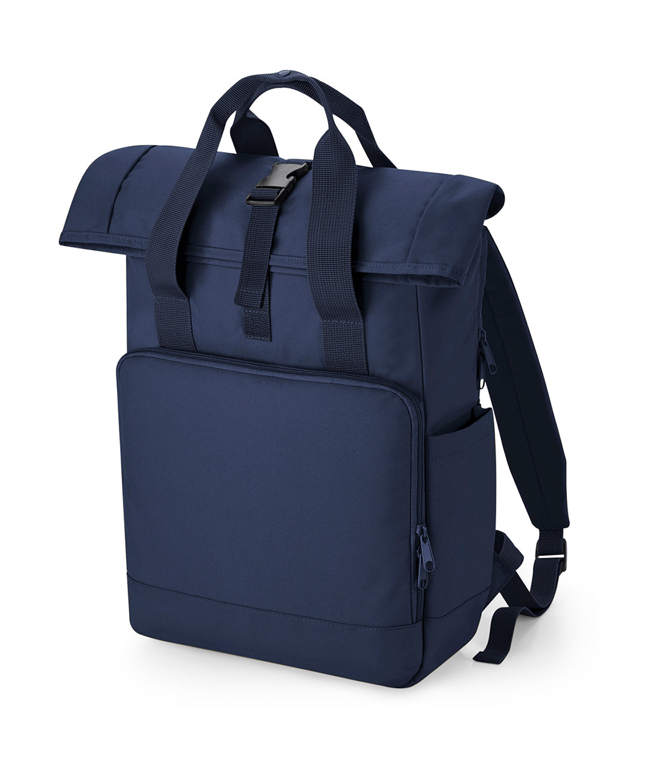 BagBase Recycled Twin Handle Roll-Top Laptop Backpack