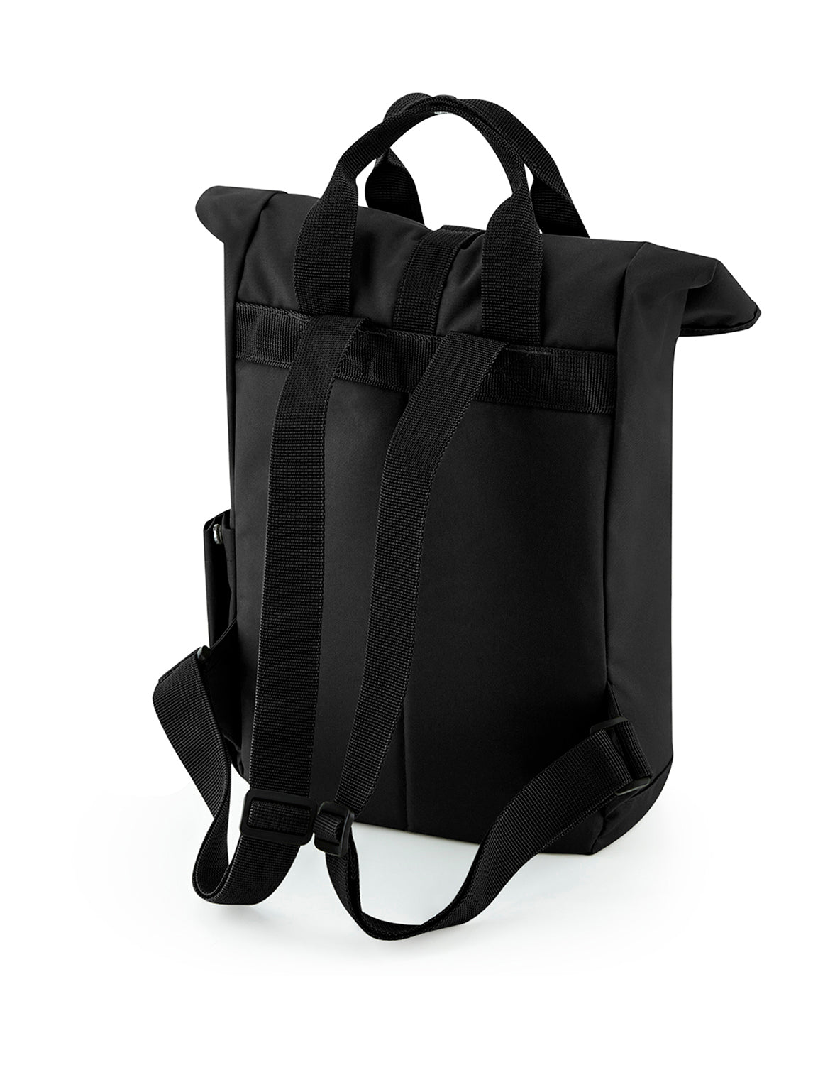 BagBase Recycled Mini Twin Handle Roll-Top Backpack