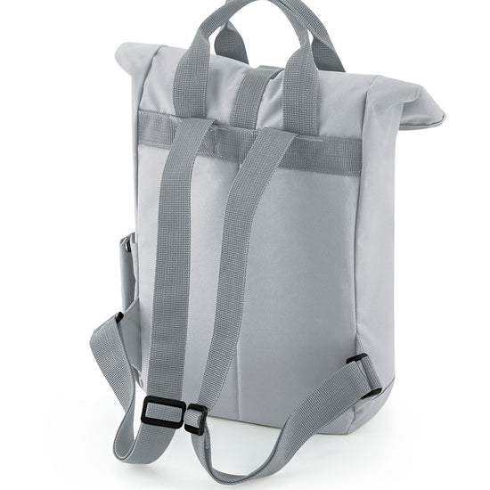 BagBase Recycled Mini Twin Handle Roll-Top Backpack