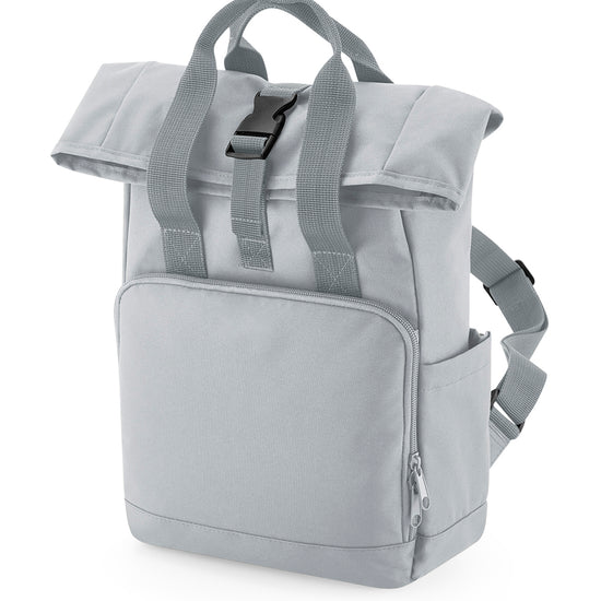 BagBase Recycled Mini Twin Handle Roll-Top Backpack