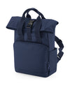 BagBase Recycled Mini Twin Handle Roll-Top Backpack
