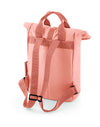 BagBase Recycled Mini Twin Handle Roll-Top Backpack