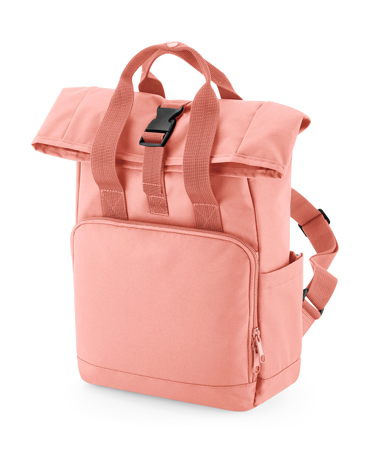 BagBase Recycled Mini Twin Handle Roll-Top Backpack