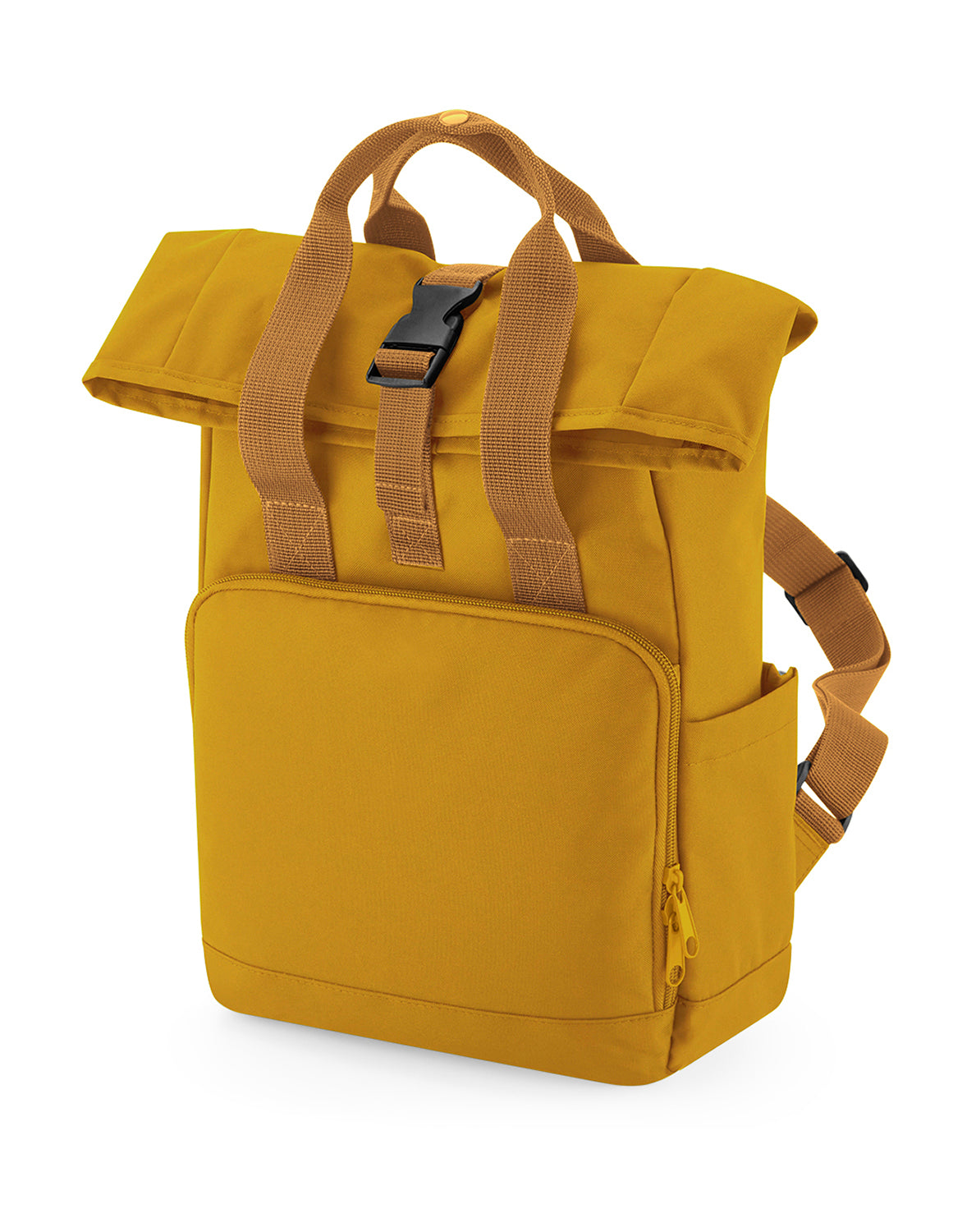 BagBase Recycled Mini Twin Handle Roll-Top Backpack