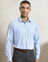 Premier Workwear Men´s Microcheck (Gingham) Long Sleeve Cotton Shirt  --PW220