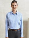 Premier Workwear Women´s Microcheck (Gingham) Long Sleeve Cotton Shirt  --PW320