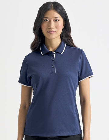 Premier Workwear Women´s Contrast Coolchecker® Polo  --PW619
