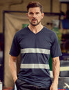 YOKO Hi-Vis Top Cool Super Light V-Neck T-Shirt HVJ910