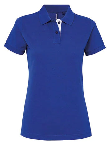 Asquith & Fox Women´s Classic Fit Contrast Polo AQ022