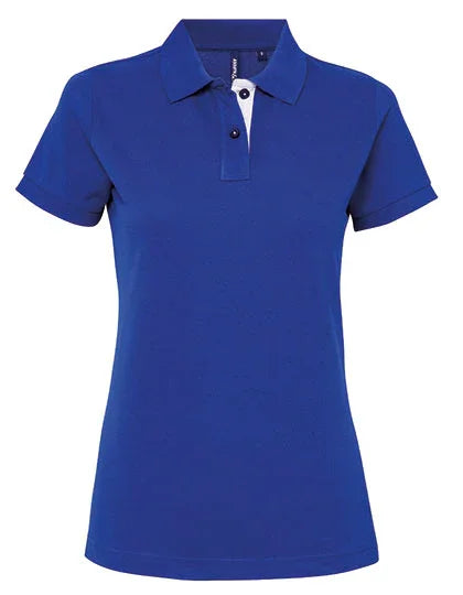 Asquith & Fox Women´s Classic Fit Contrast Polo AQ022