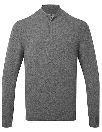 Asquith & Fox Men´s Cotton Blend 1/4 Zip Sweater