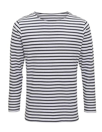 Asquith & Fox Men´s Marinière Coastal Long Sleeve Tee