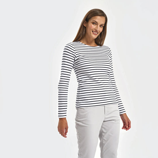 Asquith & Fox Women´s Marinière Coastal Long Sleeve Tee