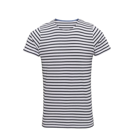 Asquith & Fox Men´s Marinière Coastal Short Sleeve Tee