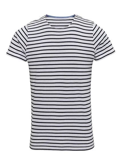 Asquith & Fox Men´s Marinière Coastal Short Sleeve Tee