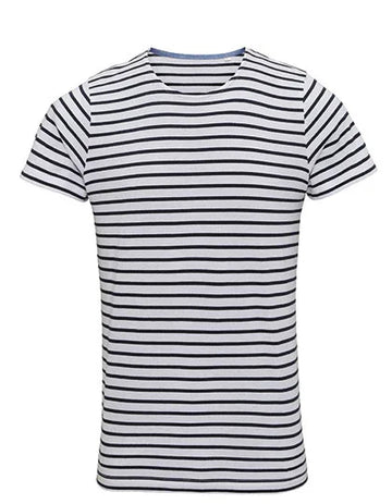 Asquith & Fox Men´s Marinière Coastal Short Sleeve Tee
