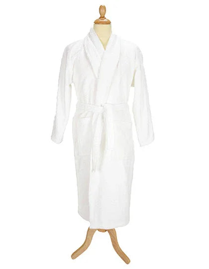 Bathrobe With Hood AR025 White