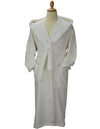 Robezz® Waffle Bathrobe With Hood AR027 White