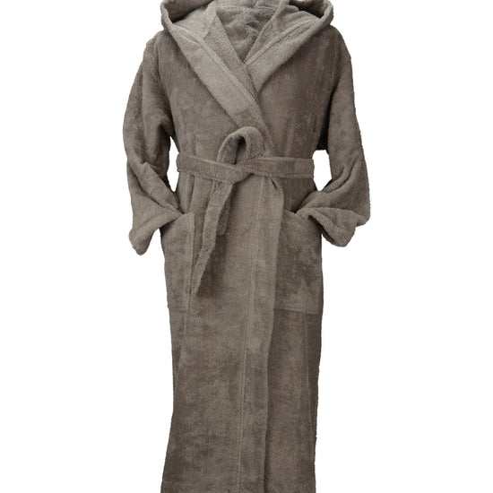 Robezz® Waffle Bathrobe With Hood AR027 Cappuccino