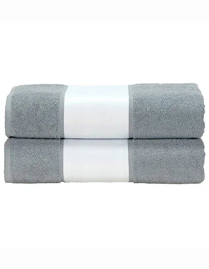SUBLI-Me® All-Over Bath Towel AR087 Anthracite Grey