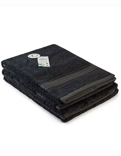 Natural Bamboo Bath Towel AR403 Black