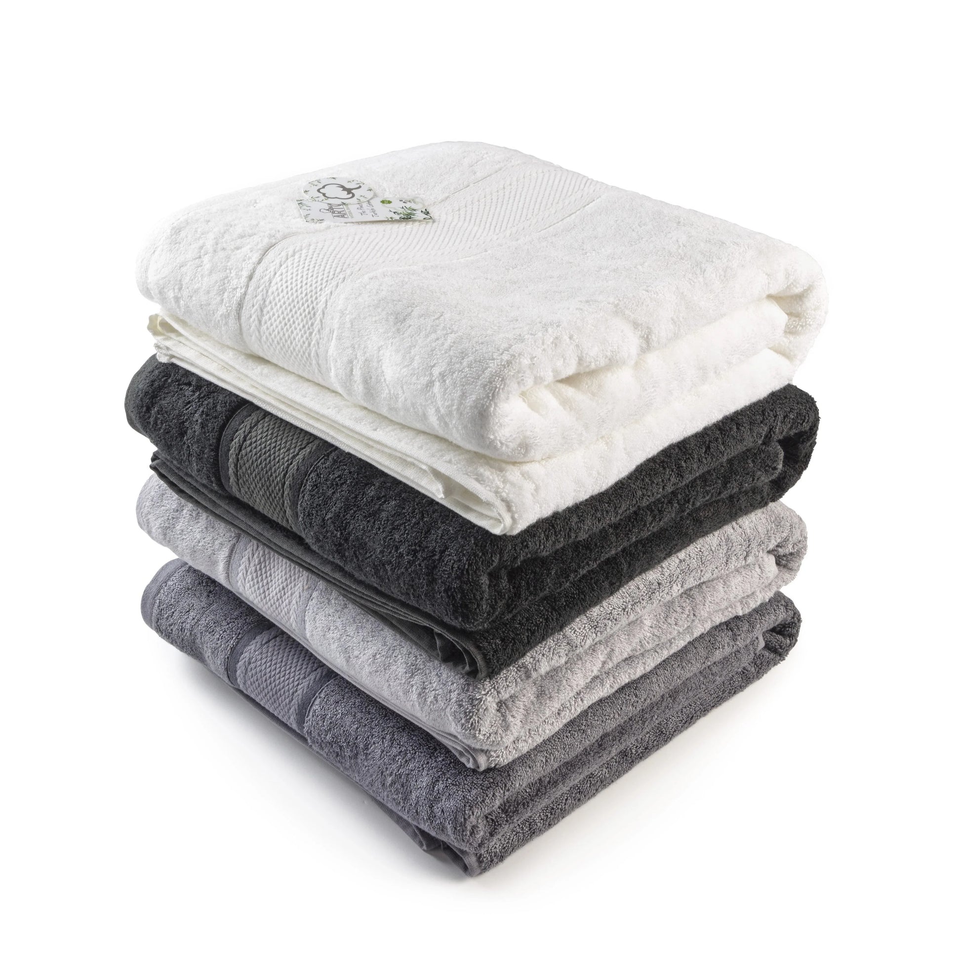 Natural Bamboo Bath Towel AR403 French Navy