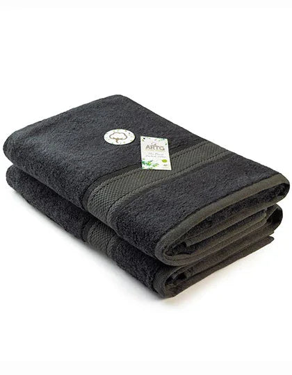 Natural Bamboo Guest Towel AR404 Black