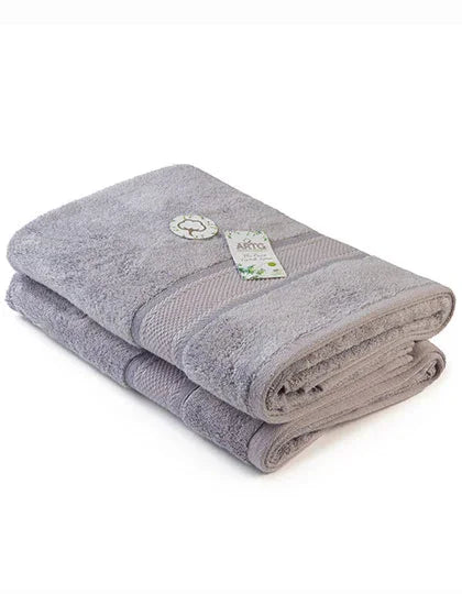Natural Bamboo Guest Towel AR404 Light Grey