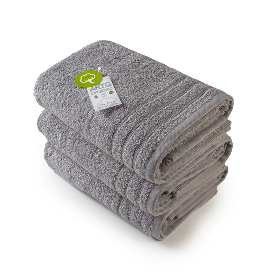 Organic Bath Towel AR503 Light Blue