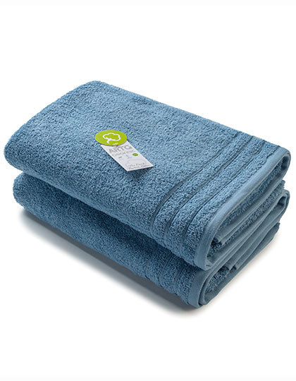 Organic Guest Towel AR504 Jeans Blue