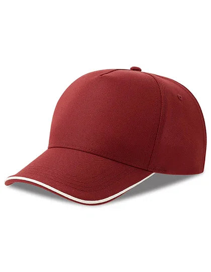 Atlantis Headwear Recy Five Piping Cap