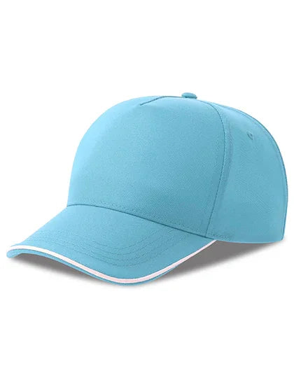 Atlantis Headwear Recy Five Piping Cap